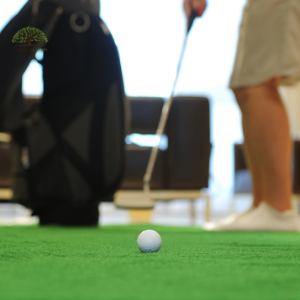 Custom Indoor Putting Green vs Golf Mats 