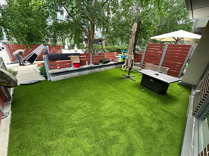 artificial grass for backyard