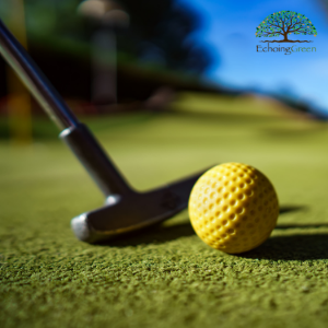 putting green turf in toronto yellow ball and iron