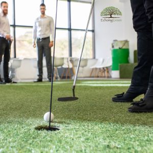 indoor putting green