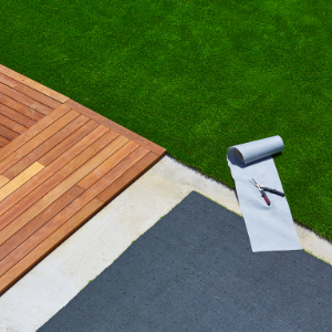 artificial grass installation